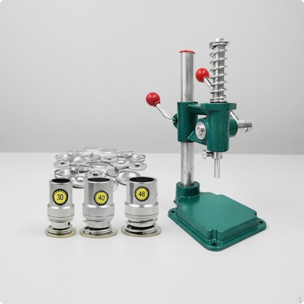 Button Press Machine Heavy Duty Hand Desktop for Craft Workshops