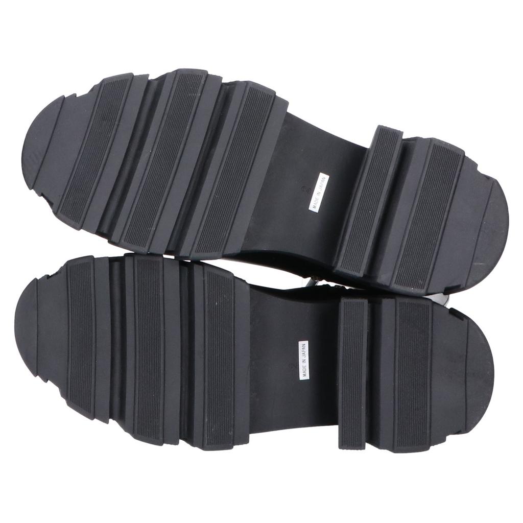 STUDIOUS [Excellent Condition] Leather Side Gore Zip Long Boots/ Shoes 2 blackUsed