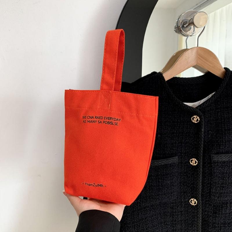 Simple Casual Handbags Canvas Shoulder Crossbody Bags Large Capacity Shopper Bag Letters Shoulder Crossbody Bags Purse