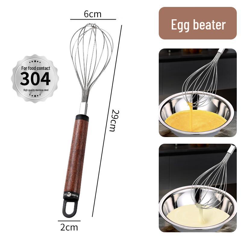 OJW Wood Handle Kitchen Tool Set