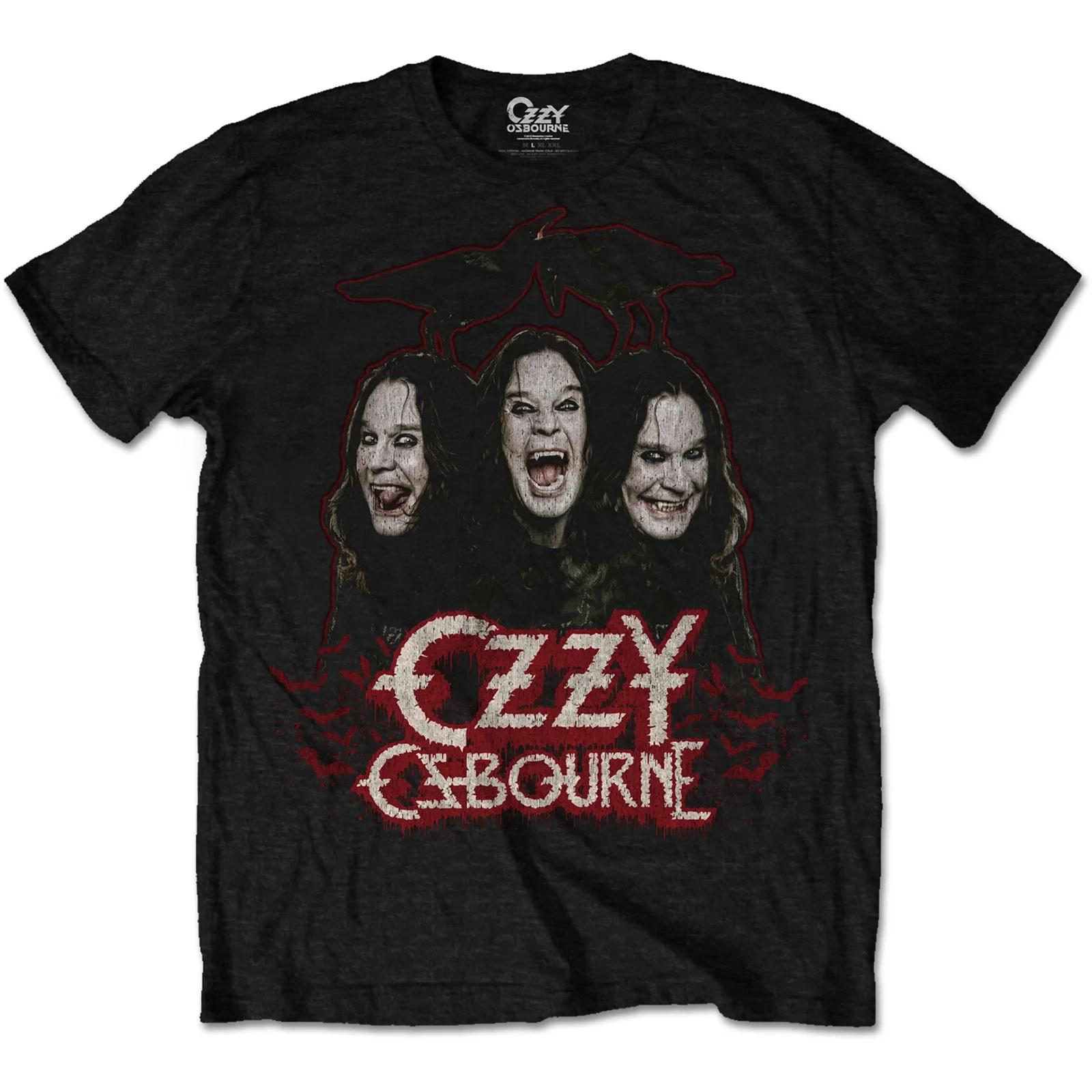 Ozzy Osbourne T-Shirt: Crows & Bars OFFICIAL NEW S