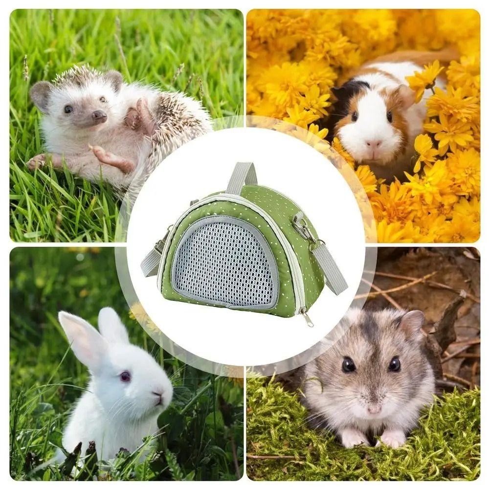 Verstellbarer Schultergurt Tragbare Kleintiertransportboxen Bequemer Hamster-Rucksack Kaninchen