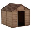 VidaXL Dog Niche Brown 71x71.5x68 Cm PP