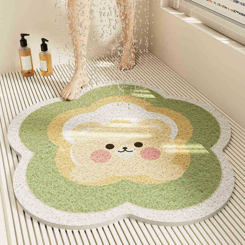 New Bathroom Non-slip Mat Shower Room Bath Floor Anti-fall Mat Toilet Toilet Bathtub Waterproof Mat