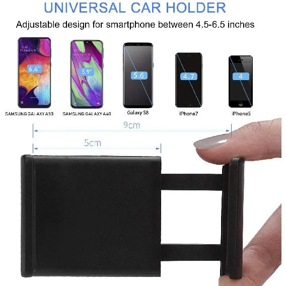 CD Slot Car Phone Holder Universal CD Phone Holder Rotation Adjustable Phone Holder Mount for iPhone 15 14 13 12 Samsung Xiaomi