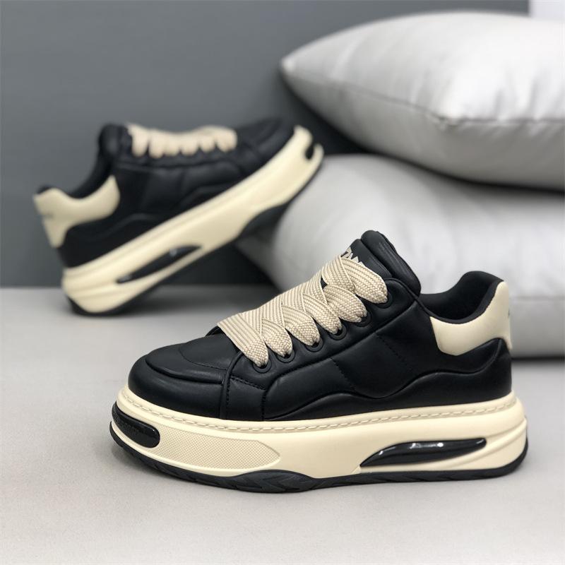 Autumn and winter new velvet bread shoes leather sports casual shoes platform dad shoes bjd 38