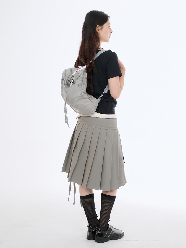 Salbol 502 Lip Light String Backpack [Gray]