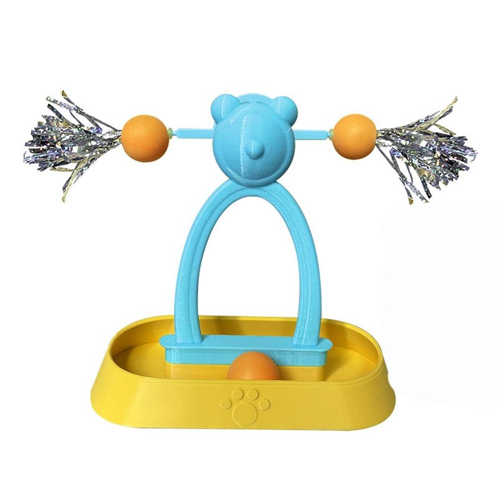 Scratch Resistant Cat Carousel Ball Toys Bite Resistant Cat Entertainment Toys  For Dogs Cats
