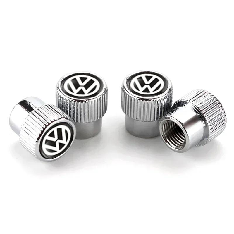 2026 Nuovo Per VOLKSWAGEN VW 4pz Tappi Stelo Valvola Pneumatico Ruota Auto per Volkswagen Golf GTI Passat Jetta Touareg Tiguan Polo Bora Sci