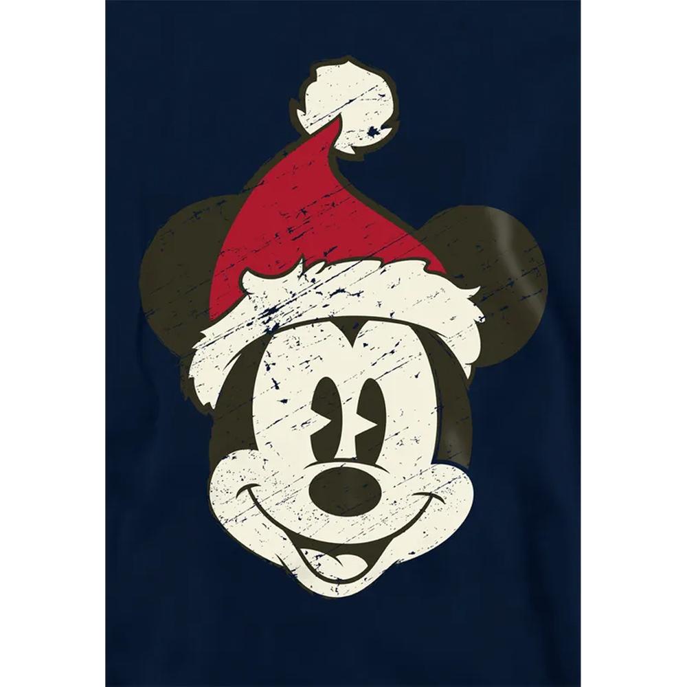Mickey mouse Dětská/Dětská mikina s kapucí s obličejem Santa Clause