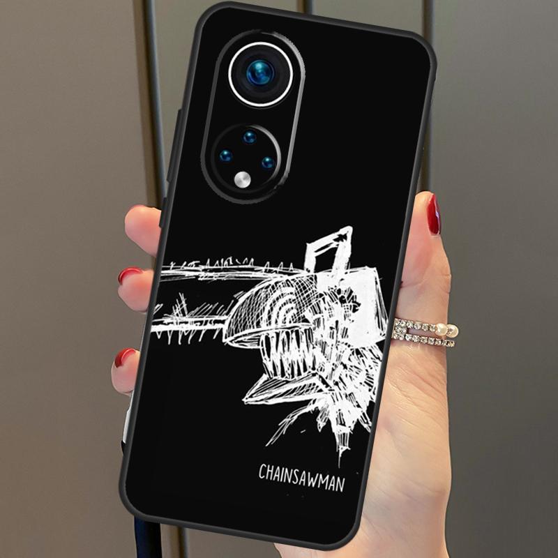 Anime Chainsaw Man For Huawei P40 Lite P20 P30 Pro Nova 9 Nova 5T P Smart 2019 Case For Honor 50 8X 9X 10i