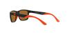 Emporio Armani EK4002F Matte Black Polar Size 48 Kids' Sunglasses, Frame/Brown Lens,