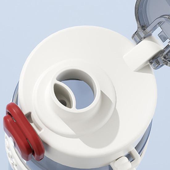 Sticlă de apă de 850 ml cu paie Sticle de apă motivaționale fără BPA Sticlă de apă pentru sport, rezistentă la scurgeri, pentru bărbați, femei, sală, fitness, în aer liber