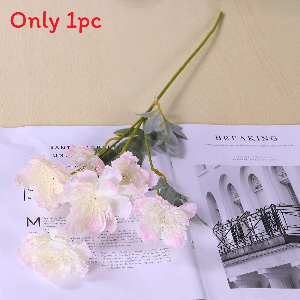 Peony Silk Snow Floral Arrangement For Wedding Decor Photography