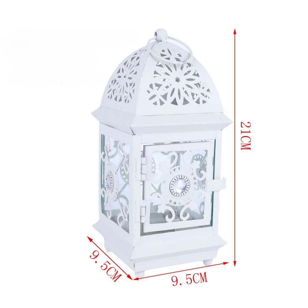

Nordic Antique Candle Holders Metal Vintage Decor Wedding Centerpieces Wall Candle Holders Wind Lantern For Table Home Decor белый