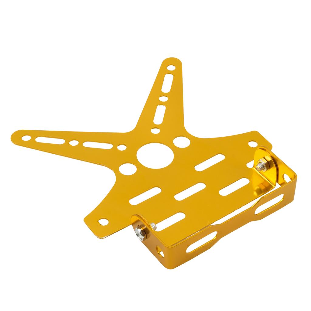 Motocross License Plate Holder Mount Bracket Universal Motorcycle Aluminum Alloy Adjusted Registration Number Plate Cover