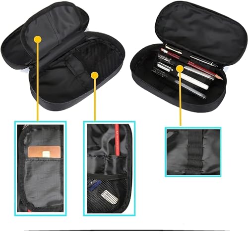 Unofficial Pencil Case, Pencil Case, Cosmetic Pouch, Stationery Storage, Lightweight, Multifunctional, Large Capacity, Unisex, School, Elementary Scho