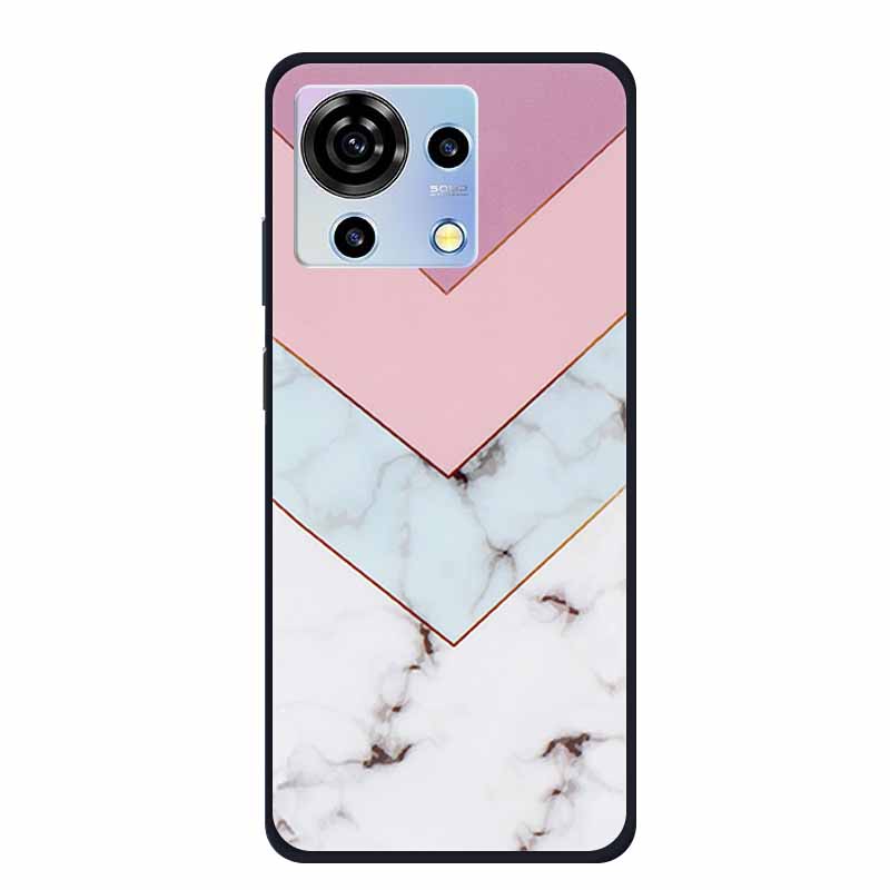 Phone Case For ZTE Blade V50 Vita Marble TPU Soft Silicone Cover for ZTE BladeV50 Vita V50Vita Cases Mica Painted Colorful Para