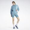 (WMNS) Reebok Classics Natural Dye Oversized Long Hoodie 'Blue' Women's HS4747