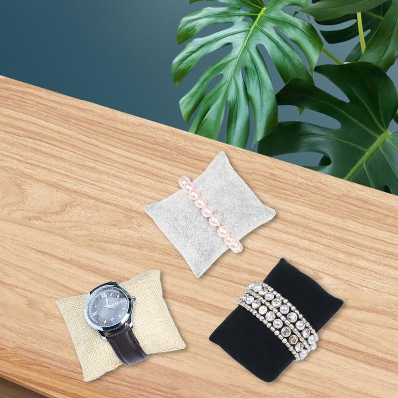 10/5pcs Unique Flannel Jewelry Display Pillows Flannel Jewelry Display Cushions Efficient Holder Pillow For Personal Use