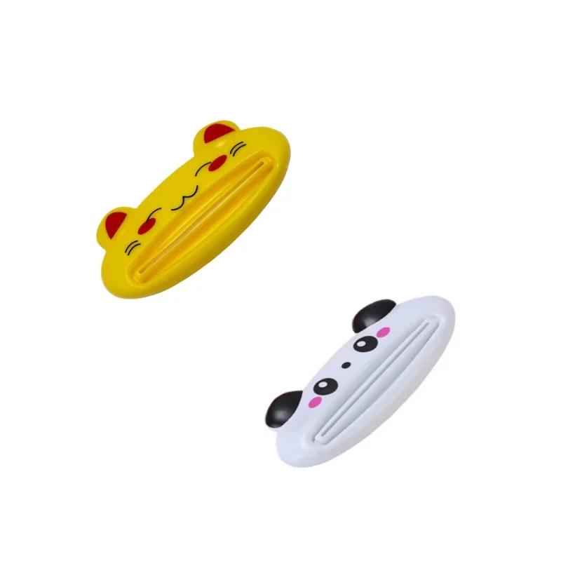 2/4/5pcs Cute Animal Multifunction Squeezer Toothpaste Squeezer Home Commodity Bathroom Tube Cartoon Toothpaste Dispenser