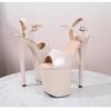 High Sexy Thin Heels Women's Sandals Super High Heels Waterproof Table Car Show Model 20cm Catwalk Nightclub LFD-8820-Q2
