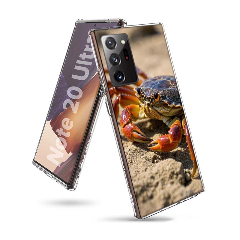 Unique Animal Crab Phone Case for Samsung A55 A35 A25 A15 A07 A05S A16 A17 A26 A36 A37 A56 A57 Galaxy Note 20 10 A50S A71 A51 A3