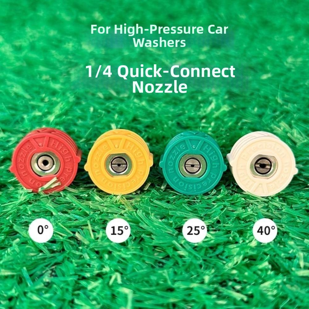 Rotating High Pressure Washer Tips Stainless Steel Washer Adapter Watering Soap Nozzle Tip Patio