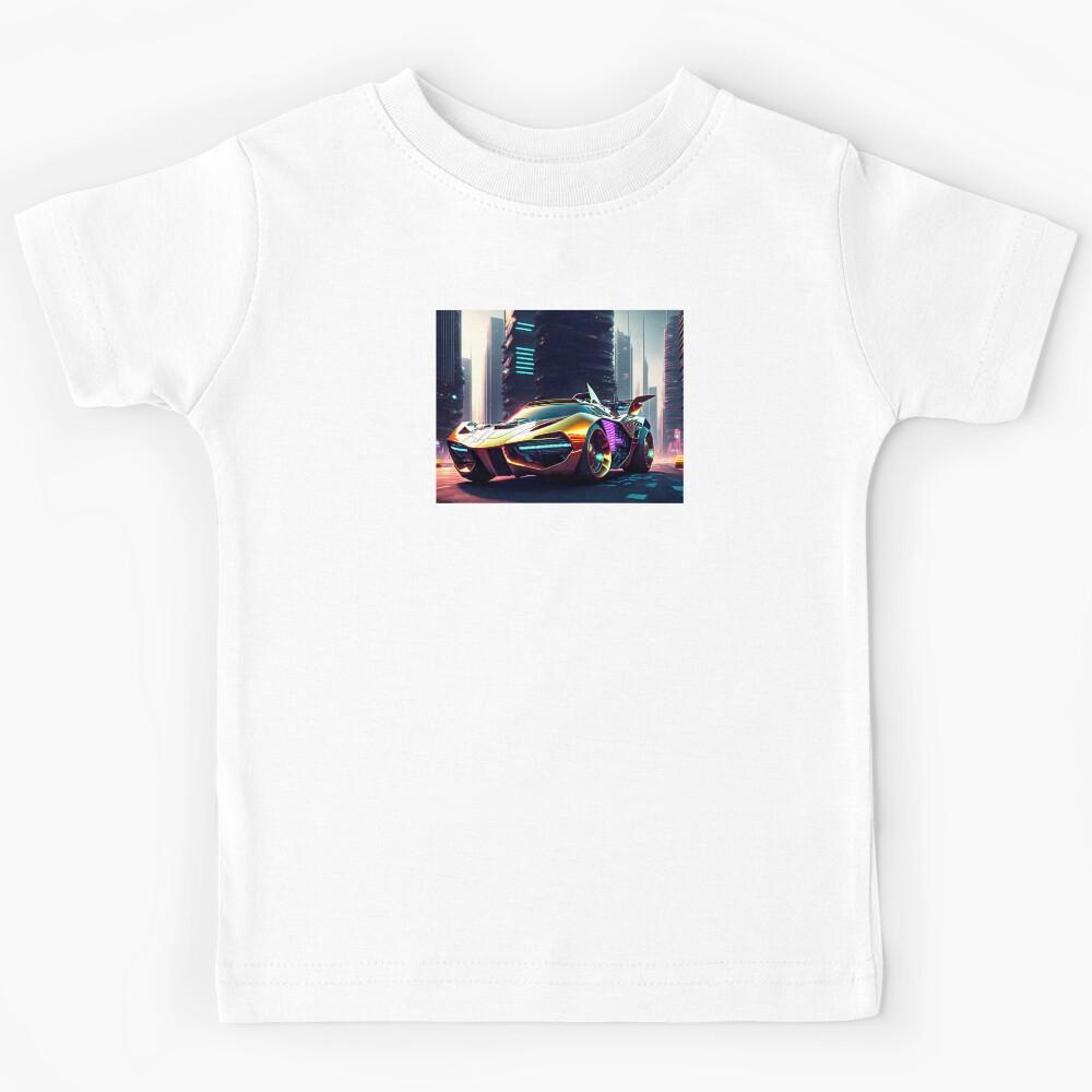 Cyberpunk Car 02 Kids T-Shirt 130