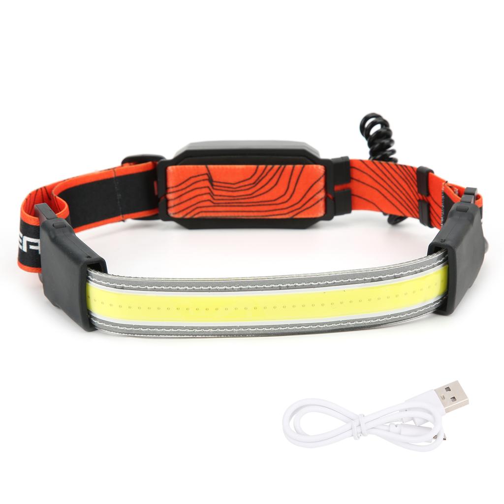 Outdoor USB Aufladbare COB Scheinwerfer Einstellbare Stirnband Licht für Angeln Camping