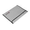 Fireproof File Bag Waterproof Heat Resistance Folder Bag for Drone Battery Mobile Power Card Grey