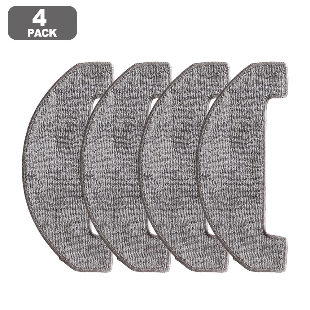Washable Reusable Microfiber Mop Cloth Kit For Uninell UR3 Robot Vacuum Cleaner, Easy Installation Replacement Pads, 4/10 Pack