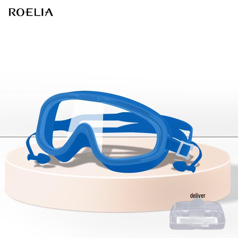 

Взрослые очки для плавания с большой оправой, HD, с защитой от запотевания, водонепроницаемые, для дайвинга и плавания