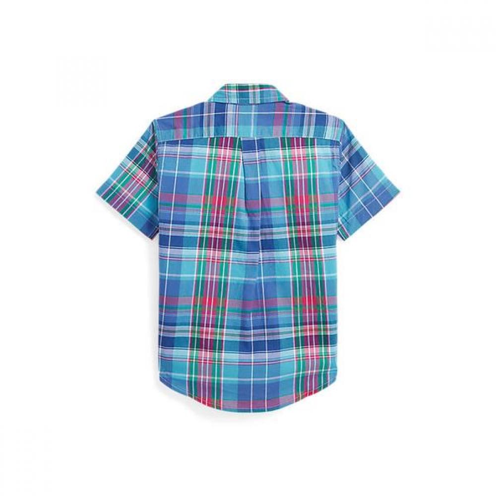 Polo Kids Geometric Poplin Short Sleeve Shirt Cwpowovt6820363999