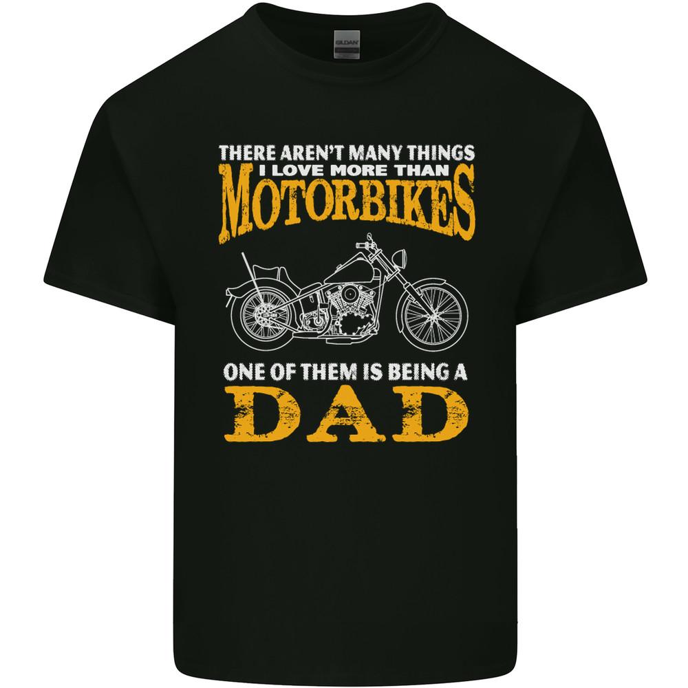

Being a Dad Biker Motorcycle Motorbike Mens Light Cotton T-Shirt S