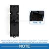 Power Window Switch No.FR3Z14529CB Window Control Switch for Ford for Mustang 2015-2020 Black