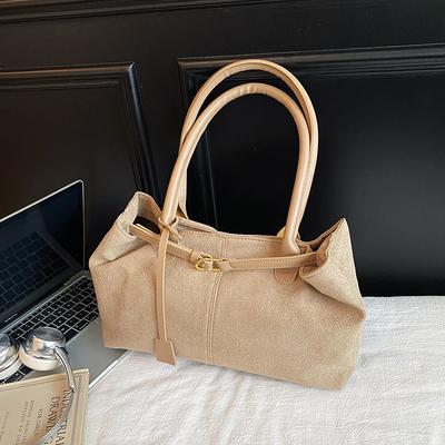 Mode neue Retro Matte Großraum Pendler Schulter Achseltasche Handheld Große Tasche Damen