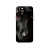 Black Dog Phone Case For iPhone Samsung Galaxy Redmi Xiaomi Oppo OnePlus Note S A 7 8 9 10 11 12 13 14 20 21 22 23 53 54 Pro Max Plus Ultra TPU Soft