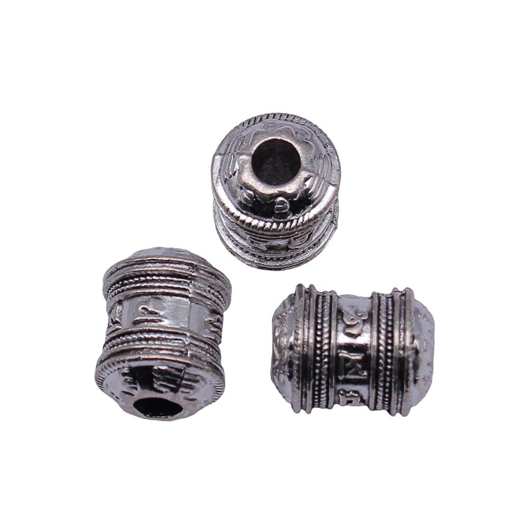 Tribal Pattern Tube Beads Charms Braided Spacer Beading For Jewelry Materials