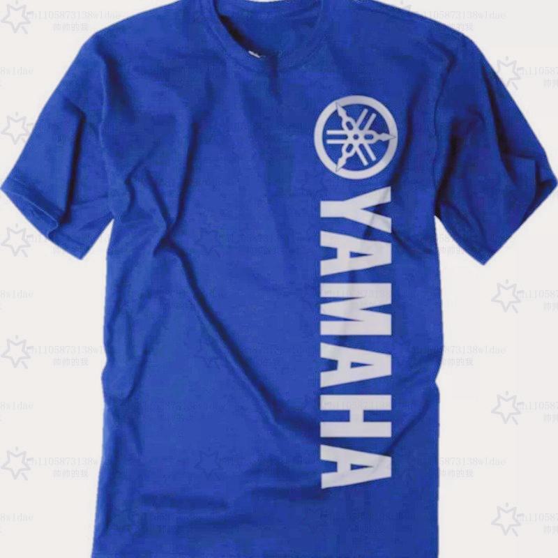 Yamaha Youth Silhouette Tee T Shirt NEW Unisex Men's Fashion Street Sports Short Sleeves Women High Quality Crew Neck Top