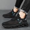 Casual sports shoes men's breathable hollow men's shoes summer 2025 new mesh shoes student platform heightening shoes