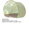 Tenda da Spiaggia Pop-Up per 4-6 Persone Protezione Solare UV UPF 50+ Ombra da Esterno
