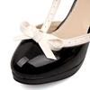 Stylish Women's Platform Sandals Featuring Round Toe And Durable Square Heels