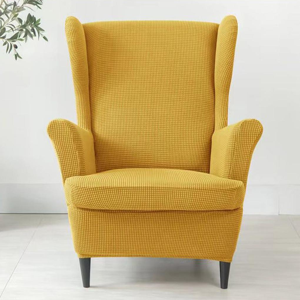 3piece Wingback Chair Soft And Comfortable Elastic For 3pieces Washable Arm Chair Cover Cover Clean And Chair Covers