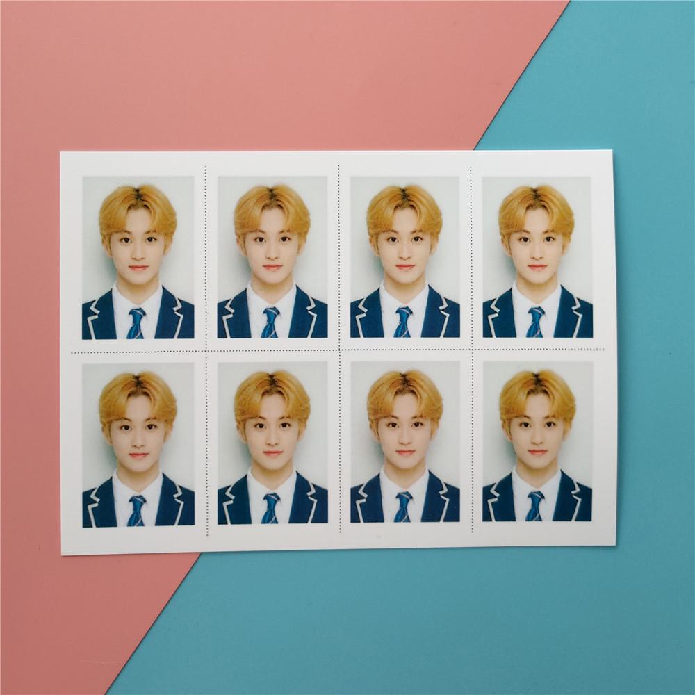 NCT 127 Neo Zone Kick It Back to School Официальное фото на удостоверение личности (Однодюймовый)