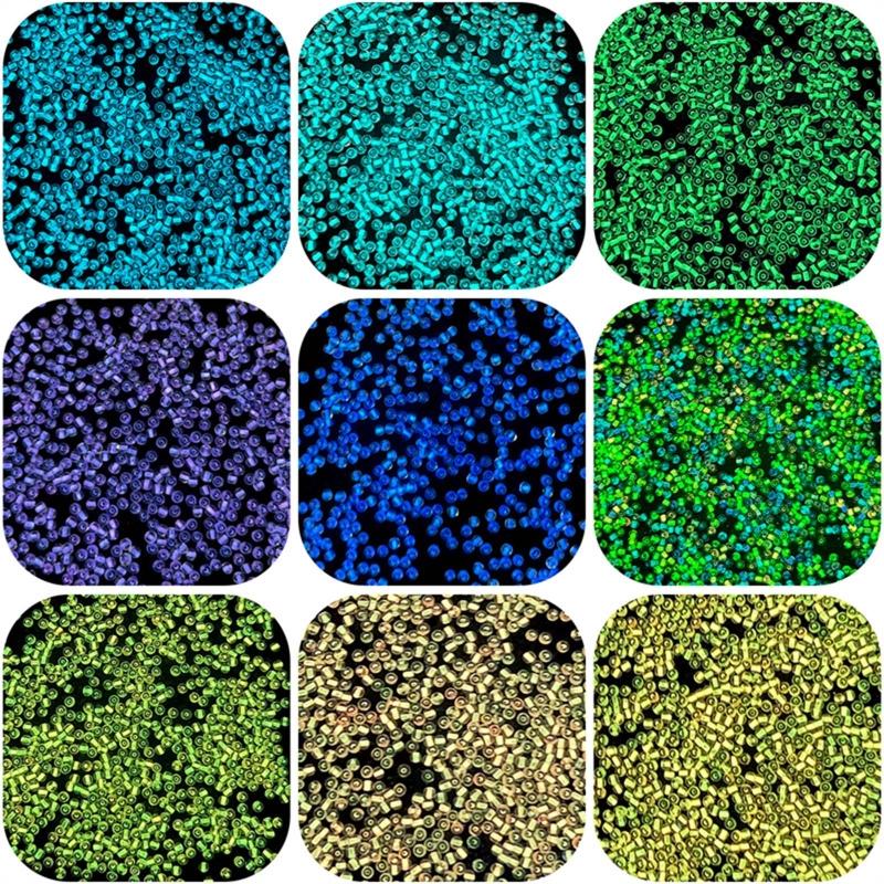 660Pcs Luminous Bead Glow in The Dark UV Bead Color Changing Reactive for Pony Bead Acrylic Glowing Beads for DIY Bracel