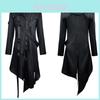 Eleganter Gothic Schwalbenschwanzmantel für Herren Perfektes Cosplay-Kostüm Halloween-Uniform
