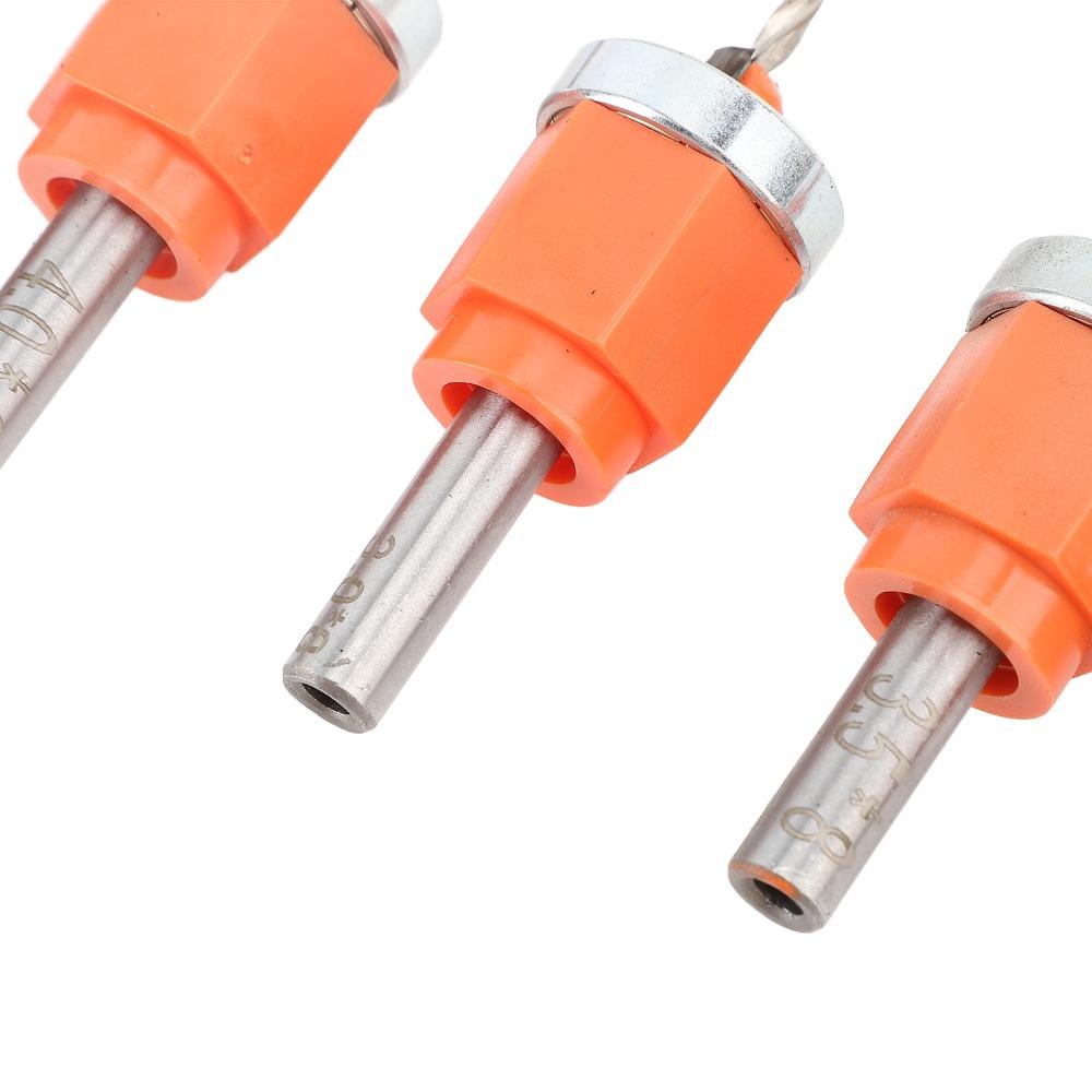 6pcs Adjustable Depth Countersink Drill Bit Set HSS Construction Adjustable Drill Bit  Woodworking
