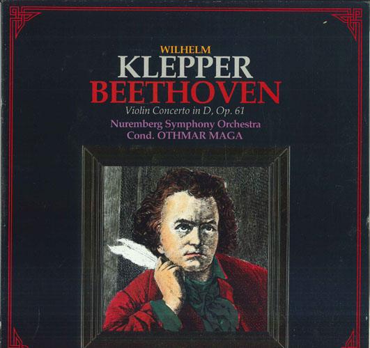 

LP Record WILHELM KLEPPER OTHMAR MAGA NUREM Beethoven Violin Concerto In D Op6 GMN07 FABBRI EDITORI Italy Classical Used