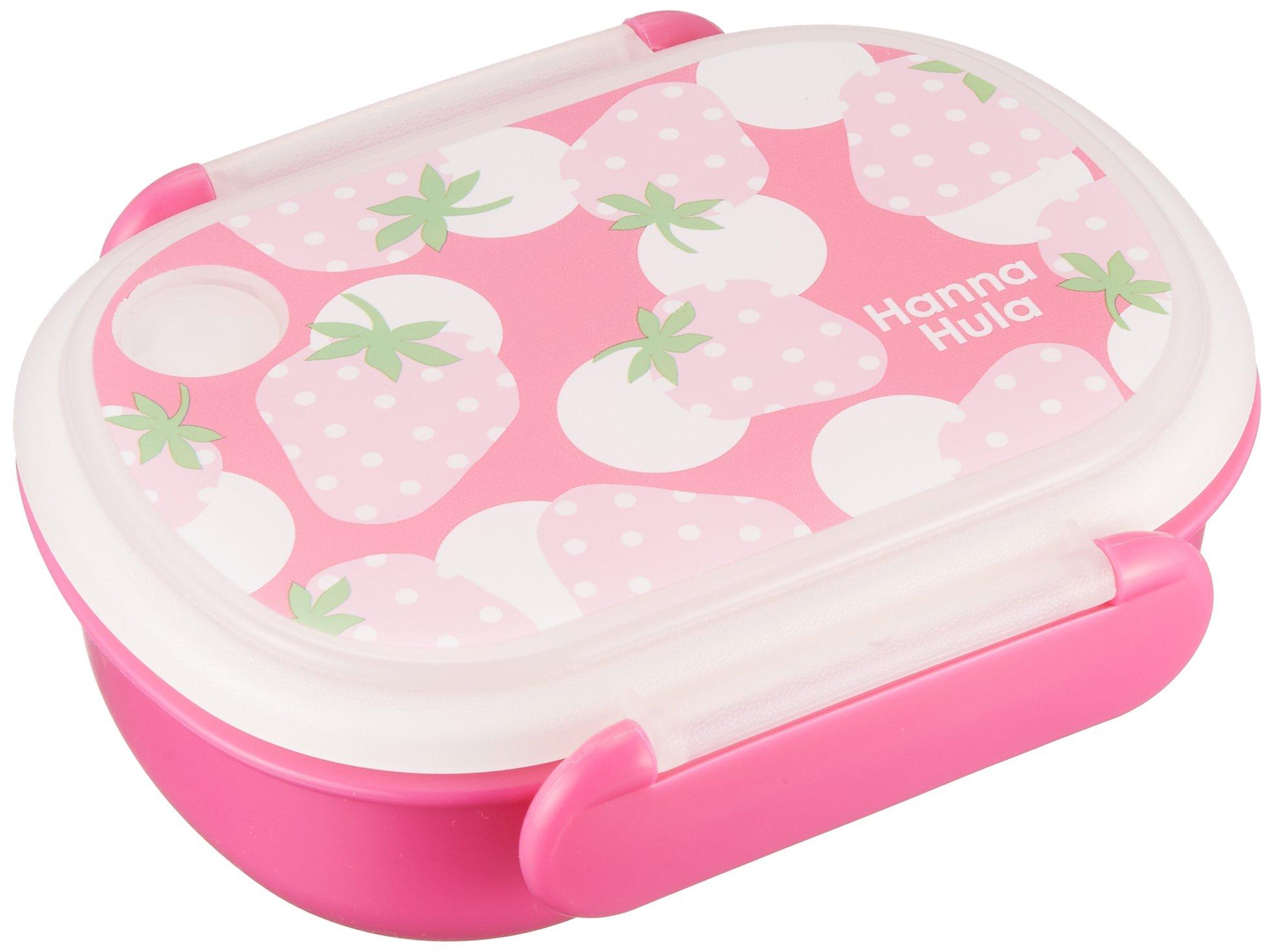 

Hanna Hula Kids Lunch Strawberry Lunch Bento Made in Microwave Name Sticker Cute Lunch Box Goods for Children Box, Series, Box, Japan, Safe, Included,